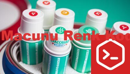 Diş Macunu Renk Kodları