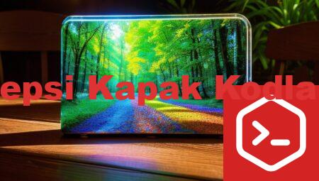 Pepsi Kapak Kodları