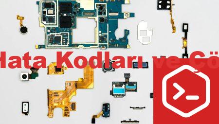 Fanuc Hata Kodları ve Çözümleri