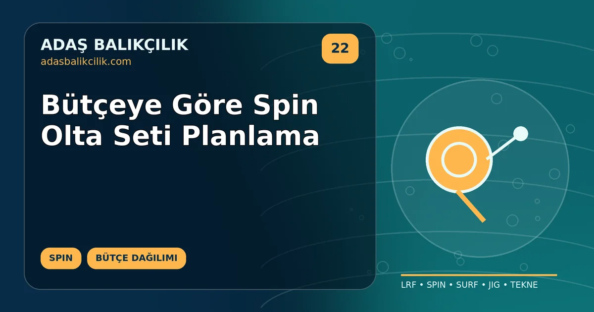 Bütçeye Göre Spin Olta Seti Planlama